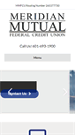 Mobile Screenshot of meridianmutualfcu.com